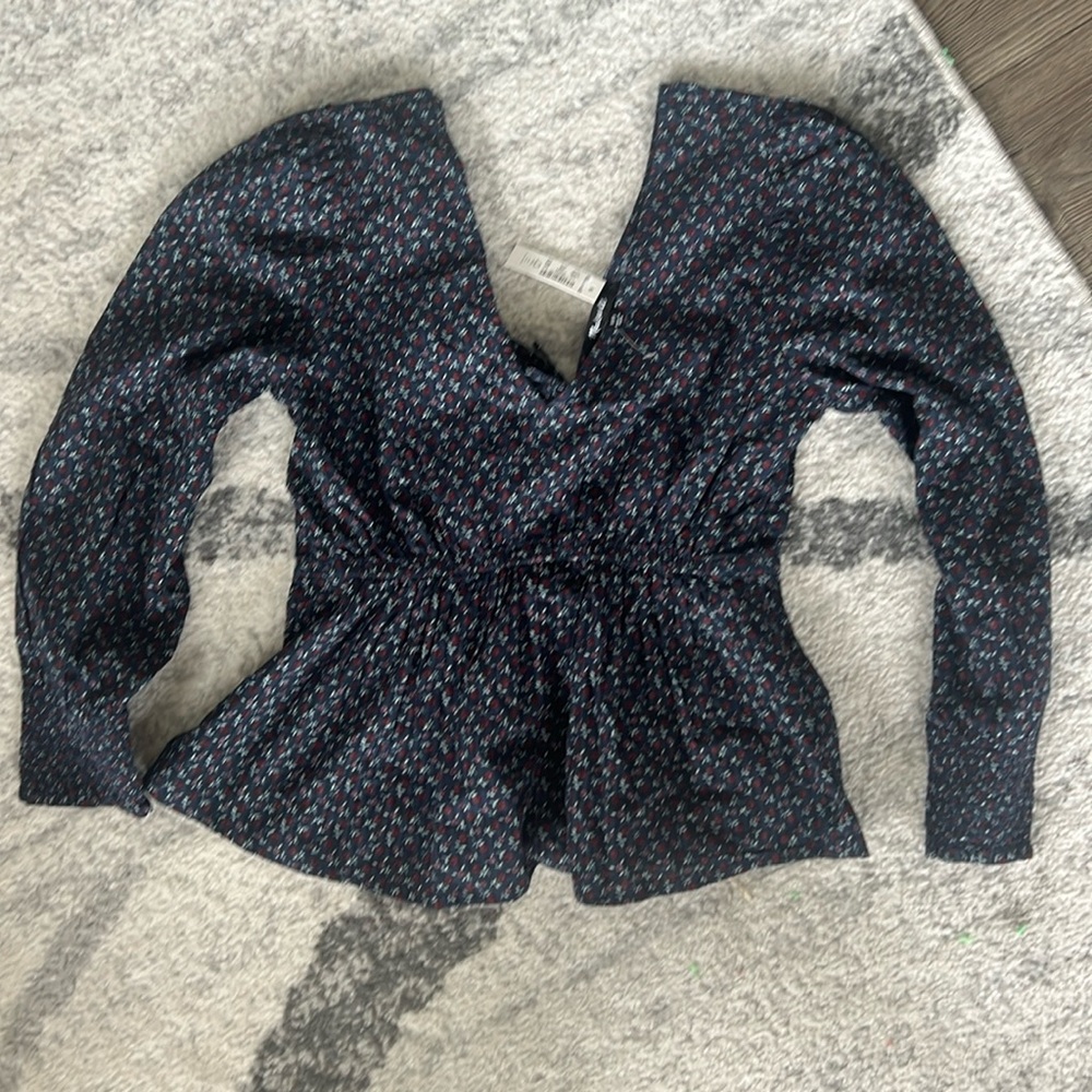 XXS Madewell floral top